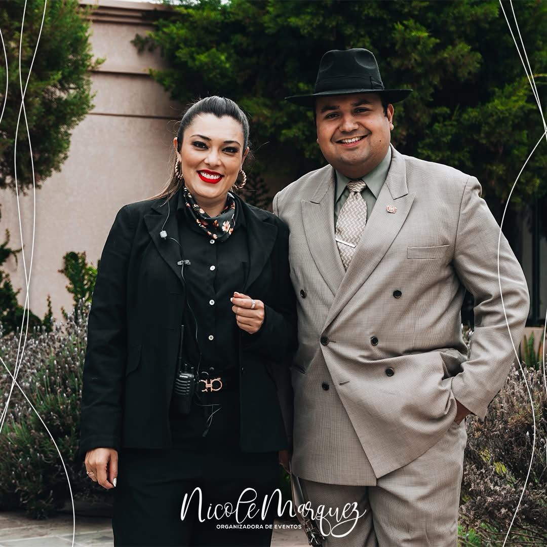 El equipo de Nicole Márquez durante una boda